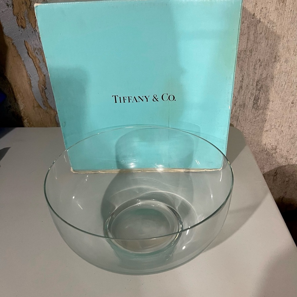 Tiffany & Co. Clear Glass Bowl